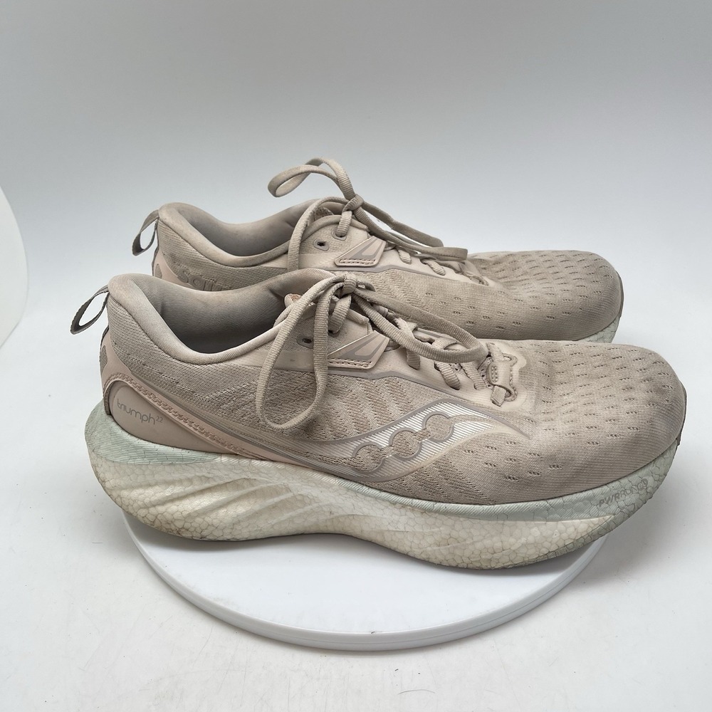 Saucony‎ Sneakers Womens 11 Triumph 22 S10964-204 Beige Running Athletic Shoes